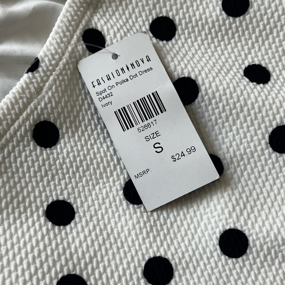 Polka dot mini dress - Picture 4 of 5